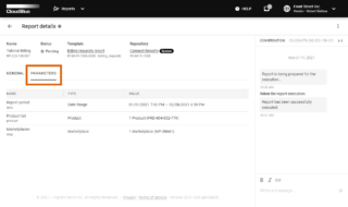 Reports Interface - CloudBlue Connect