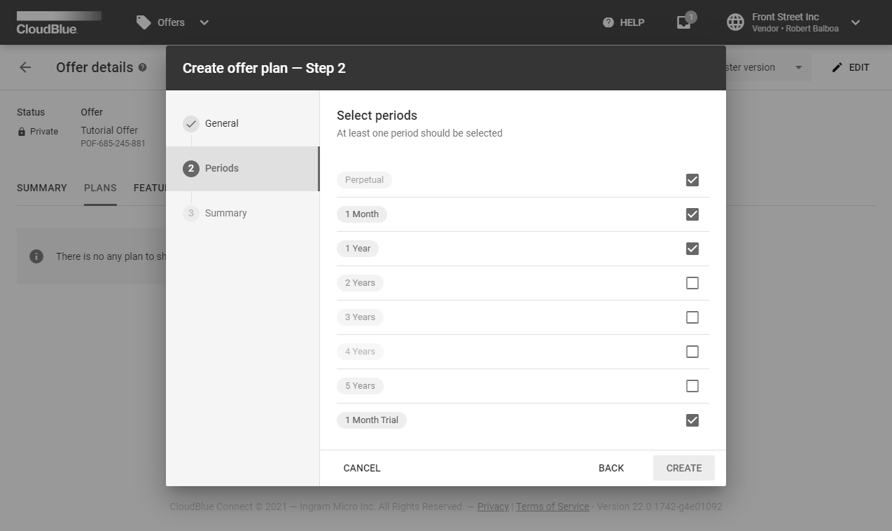 Generic Offers Interface - CloudBlue Connect