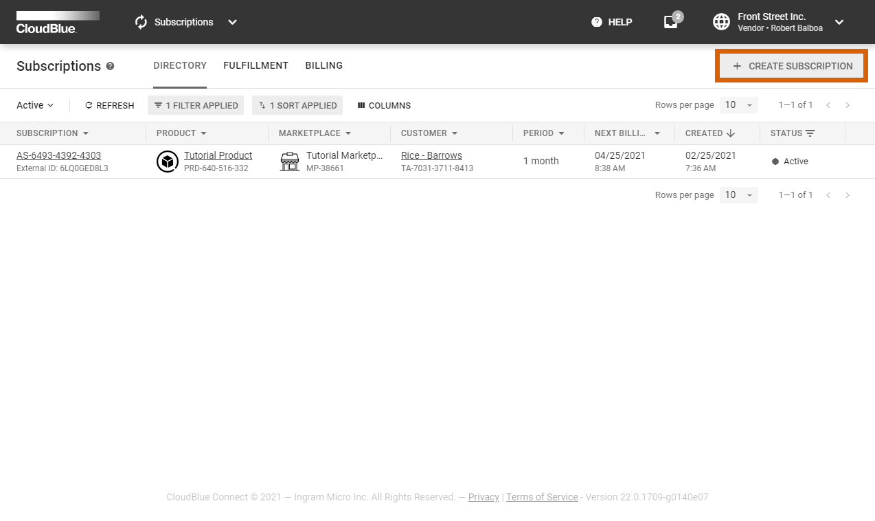 Tier Config Processing - CloudBlue Connect