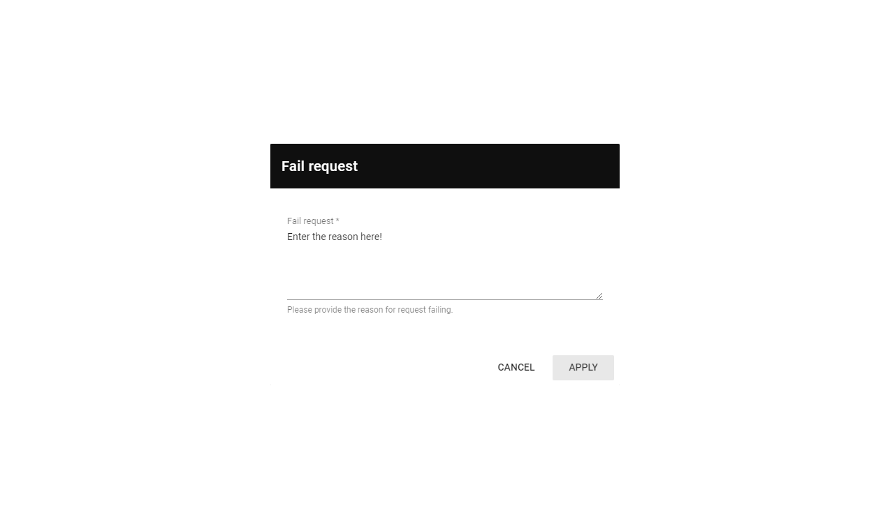 Requests Management - CloudBlue Connect