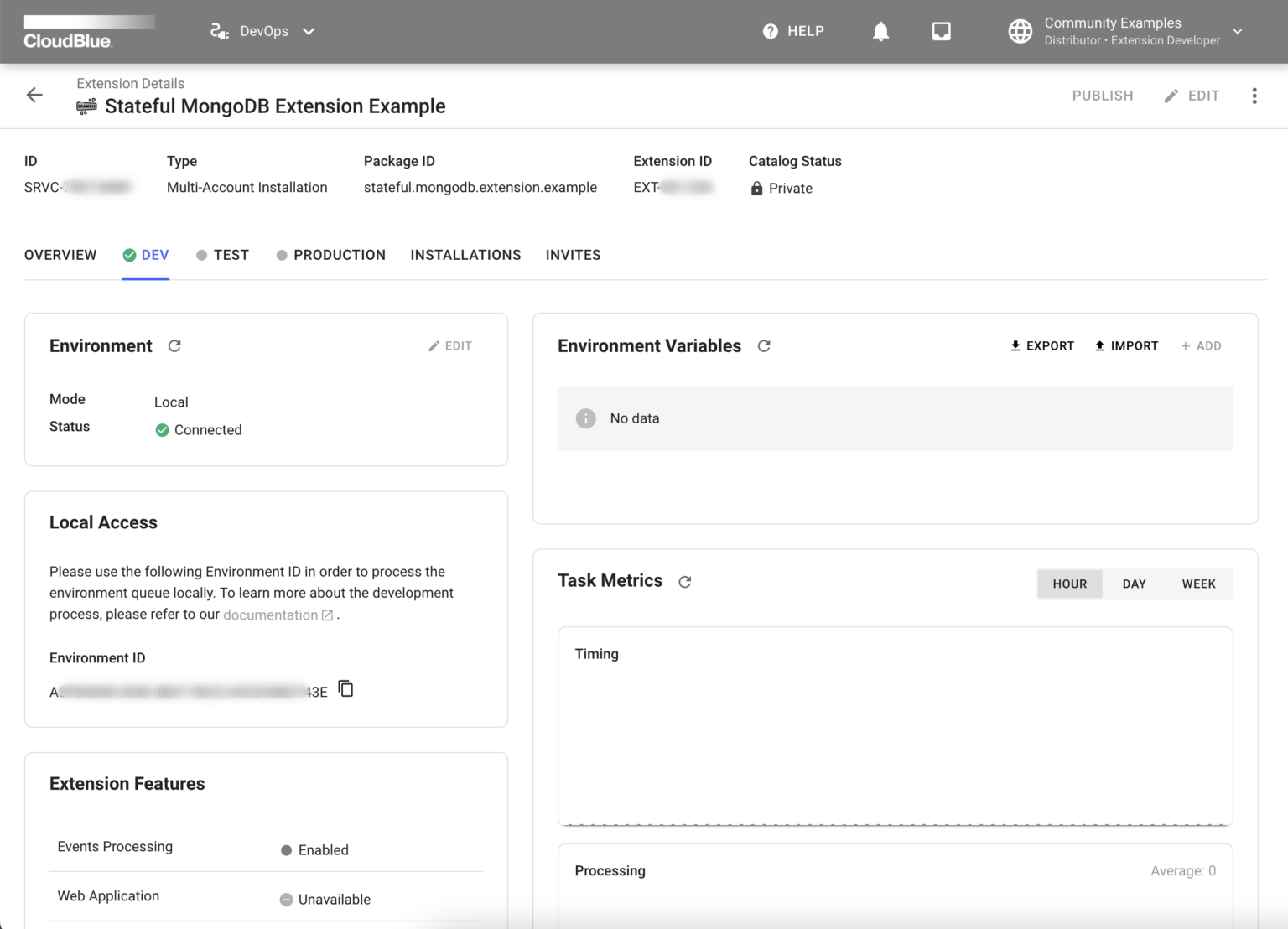 Stateful Extensions Tutorial - CloudBlue Connect