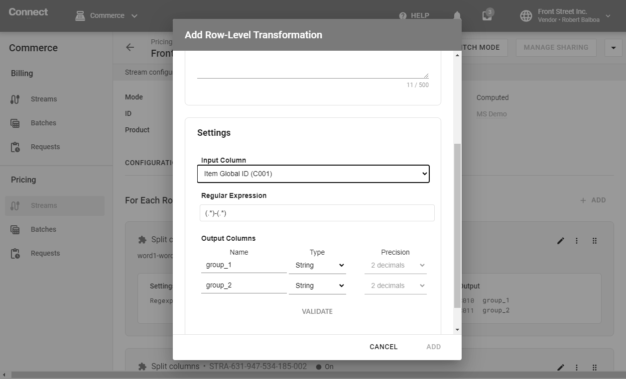 Transformation Operations - CloudBlue Connect