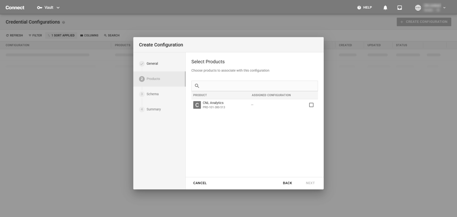 Credential Configuration - CloudBlue Connect