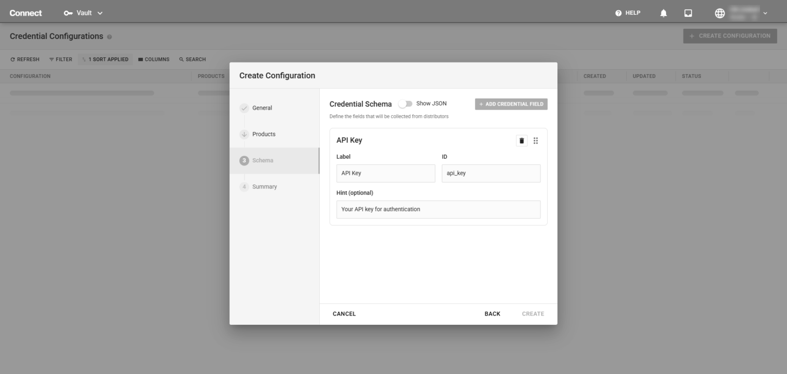 Credential Configuration - CloudBlue Connect